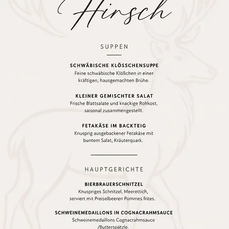 Landgasthof Hirsch Otel 3*